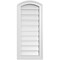 Ekena Millwork Arch Top Surface Mount PVC Gable Vent: Non-Functional, w/2"W x 1-1/2"P Brickmould Frame, 14"W x 30"H GVPAR14X3002SN - alternate 1